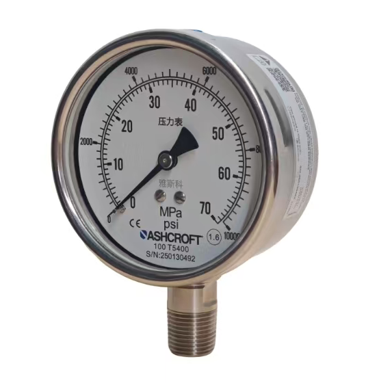 T5400 全不銹鋼彈簧管壓力表